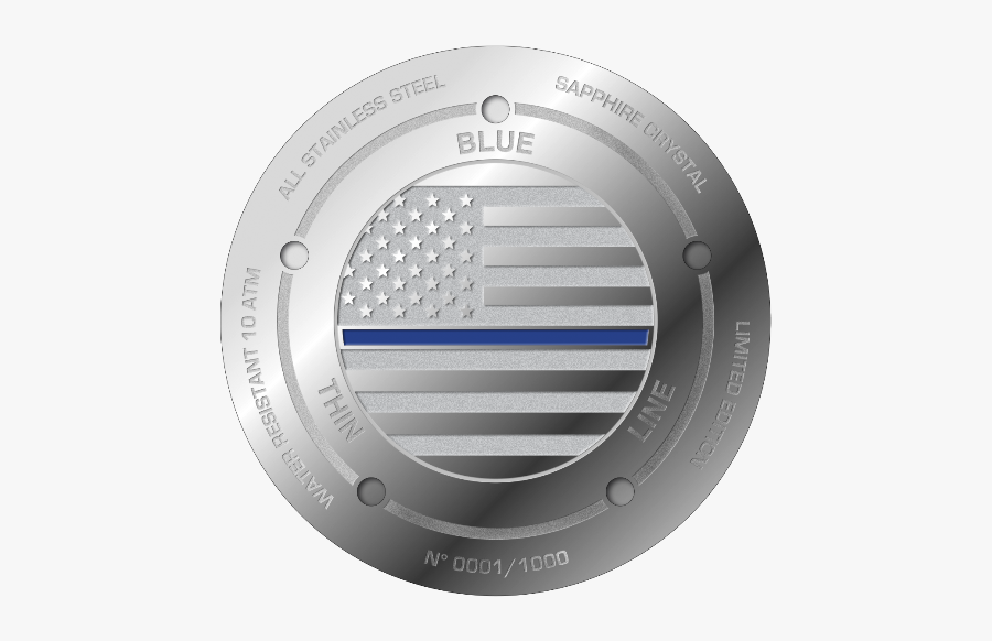 Police Watch Case Back, Transparent Clipart