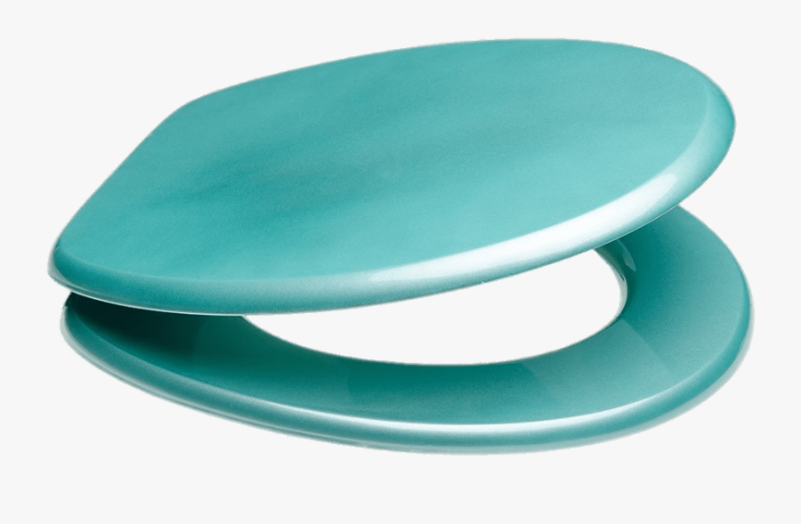 Light Blue Toilet Seat - Toilet Seat, Transparent Clipart