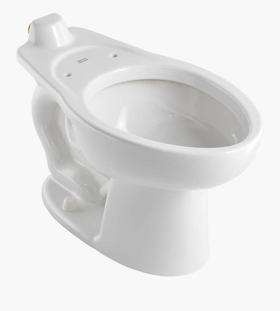 6 Gpf Back Spud Elongated Bowl - Back Spud American Standard Madera Toilet, Transparent Clipart