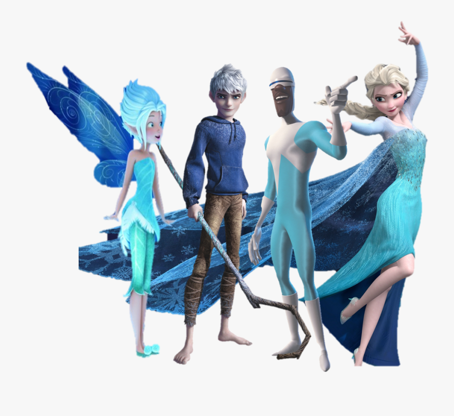 Transparent Ice Team Periwinkle, Jack Frost, Frozone - Jack Frost And Frozone, Transparent Clipart