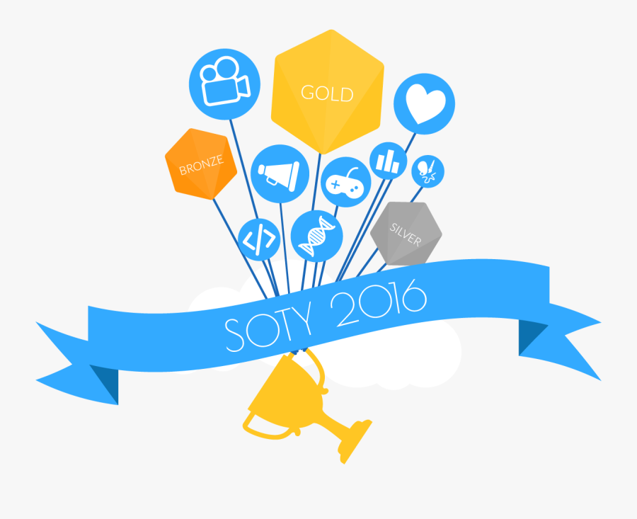 Of The Year Epraise - Pink Ribbon Banner Png, Transparent Clipart