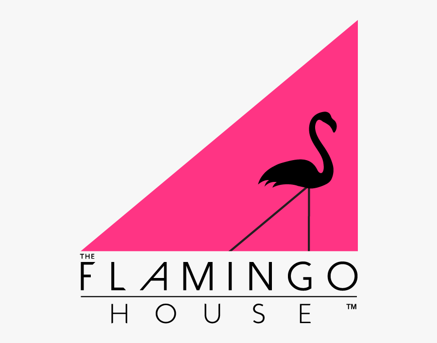 Clip Art Flamingo Market - Flamingo House Logo, Transparent Clipart