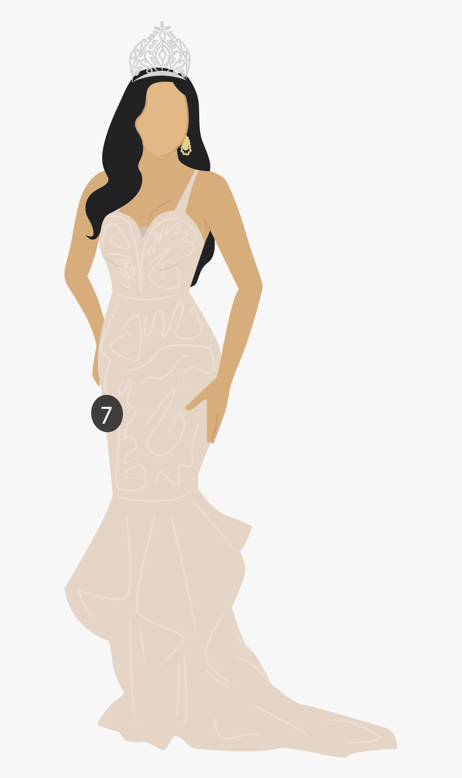 Gown, Transparent Clipart