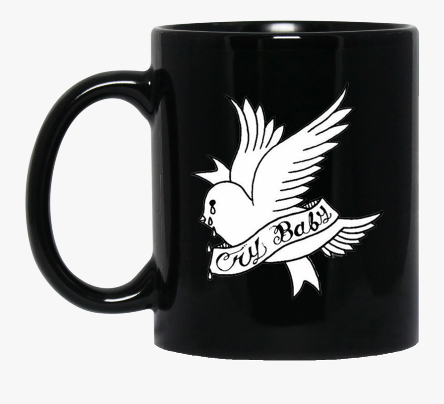 Lil Peep Mug Cry Baby Dove White - Lil Peep Bookbag, Transparent Clipart