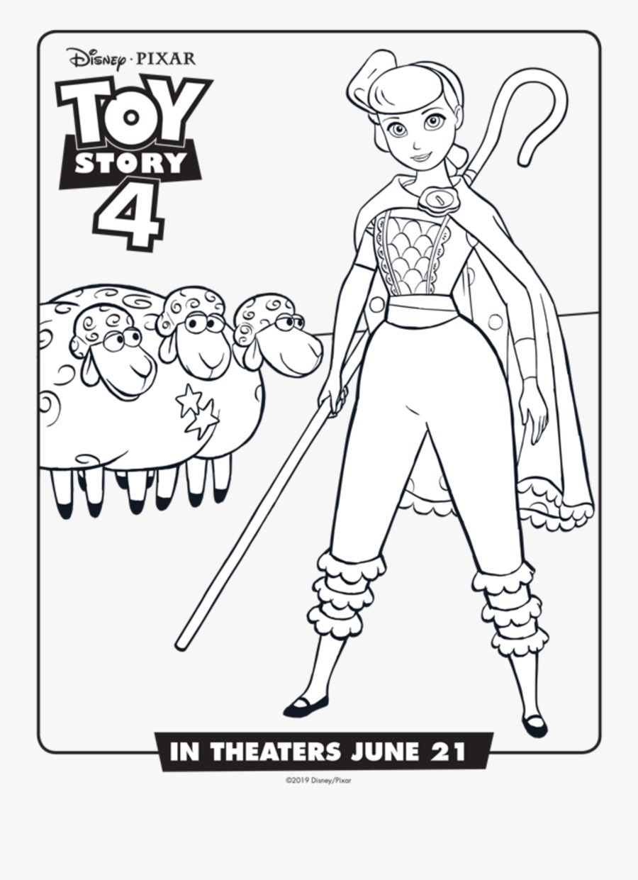 Printable Toy Story 4 Coloring Pages, Transparent Clipart