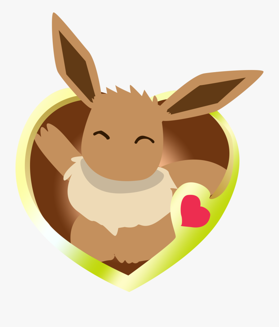 Eevee Vector Clipart Black And White Library - Cartoon, Transparent Clipart