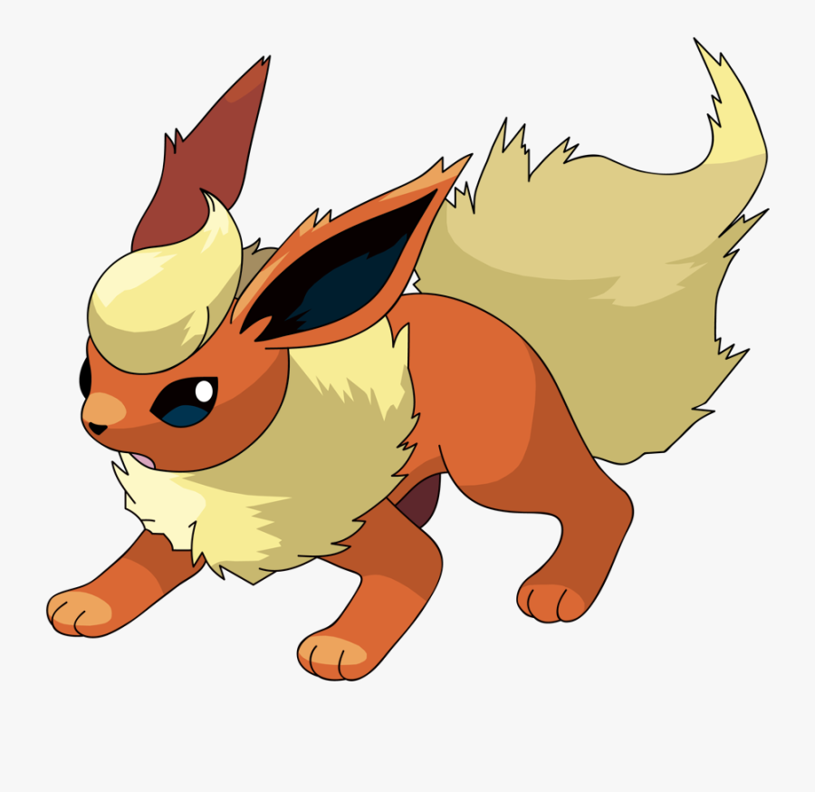 Flareon By Kirkbutler-d36eibx - Flareon Pokemon Eevee Evolution, Transparent Clipart