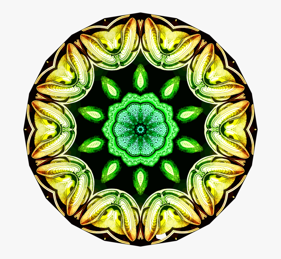 Symmetry,green,circle - Circle, Transparent Clipart
