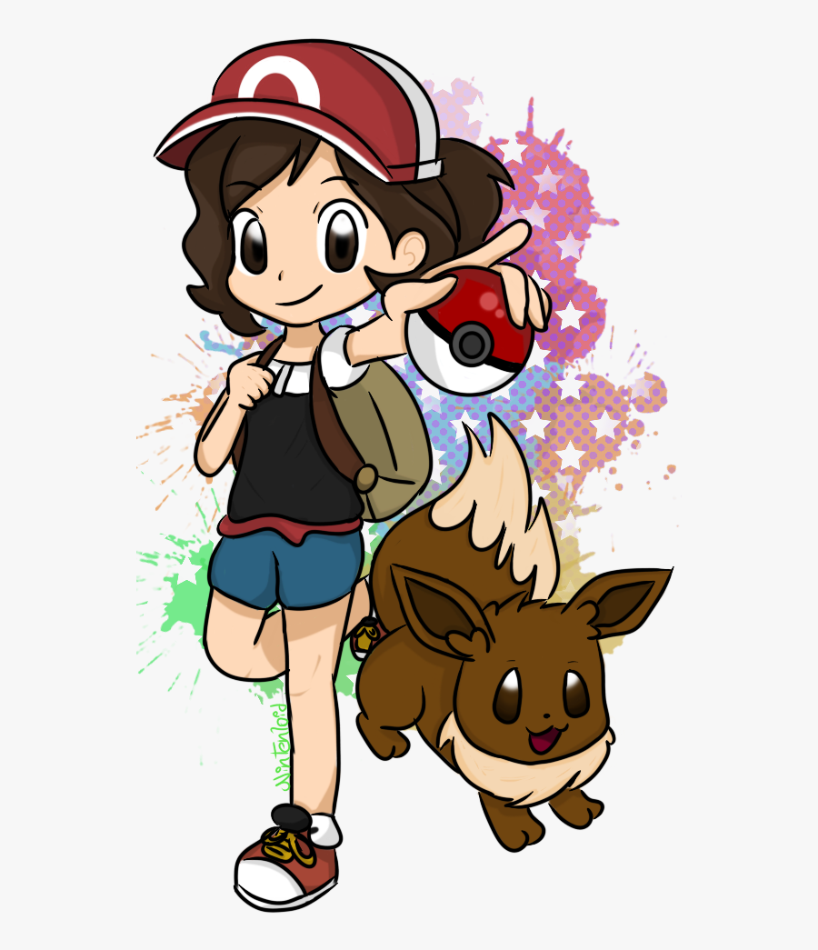 Let"s Go Eevee Clipart , Png Download - Cartoon, Transparent Clipart