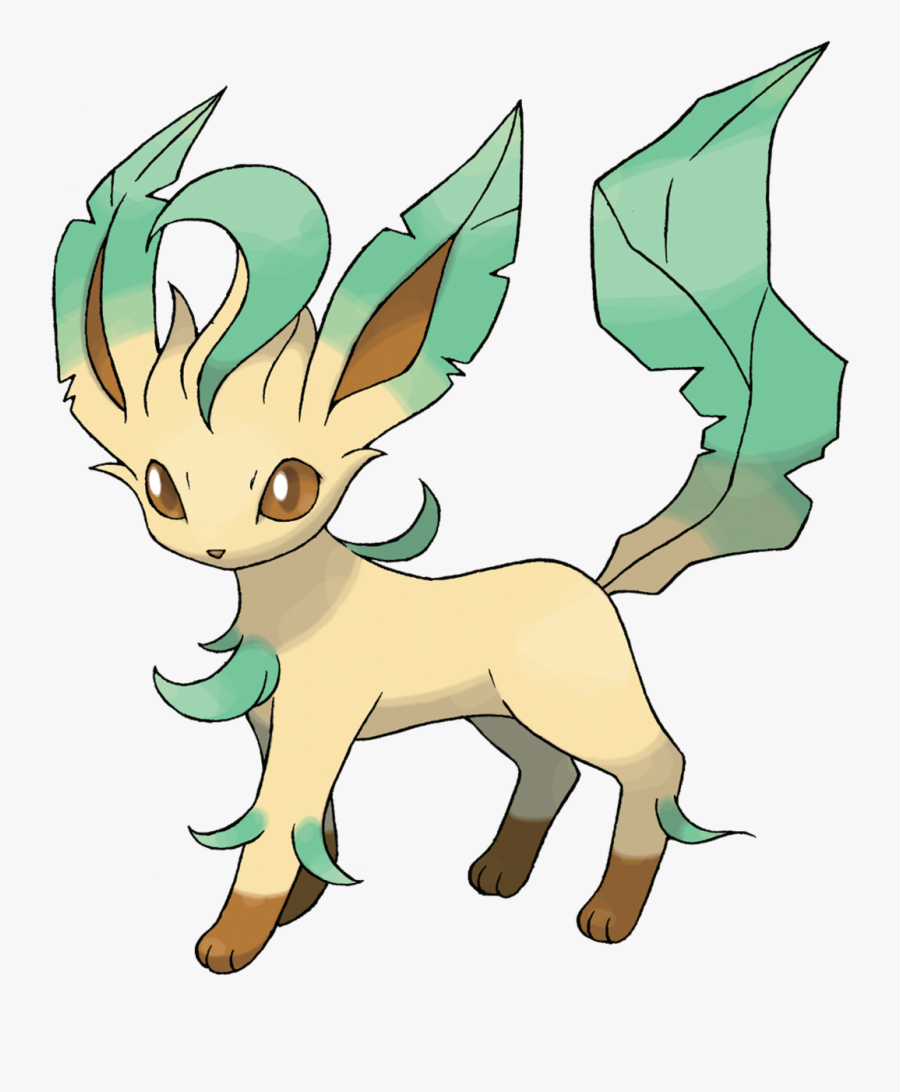 Leafeon - Pokemon Leafeon, Transparent Clipart