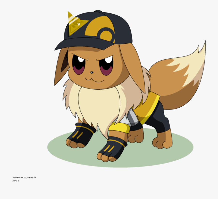 Transparent Pokeball Clipart - Pokemon Go Eevee All, Transparent Clipart