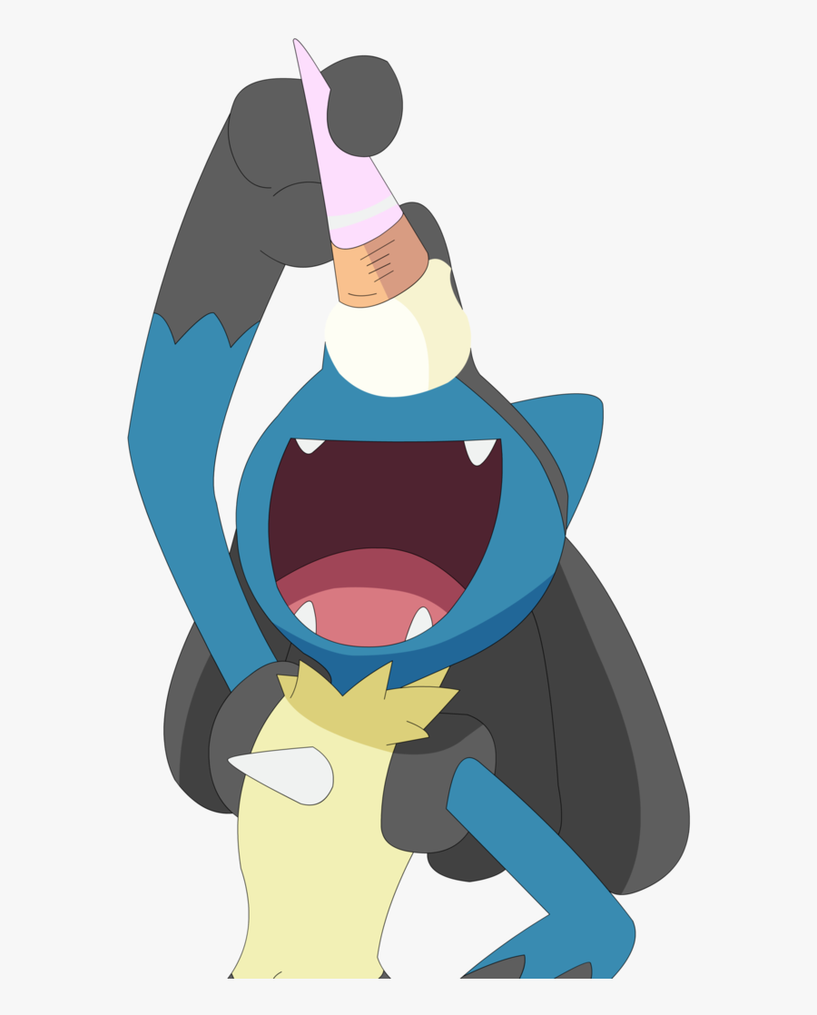 Ice Cream Ash Ketchum Vertebrate Cartoon Headgear Joint - Lucario Ice Cream, Transparent Clipart