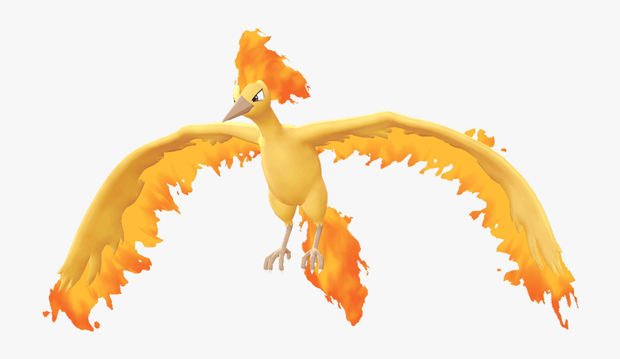 Pokémon Let"s Go Pikachu & Eevee - Moltres Png, Transparent Clipart