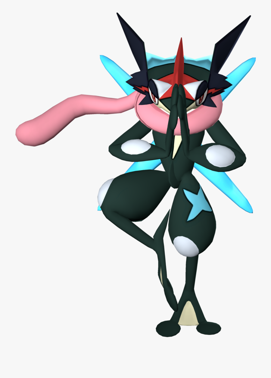 Transparent Ash Clipart - Greninja Ash Shiny Png, Transparent Clipart
