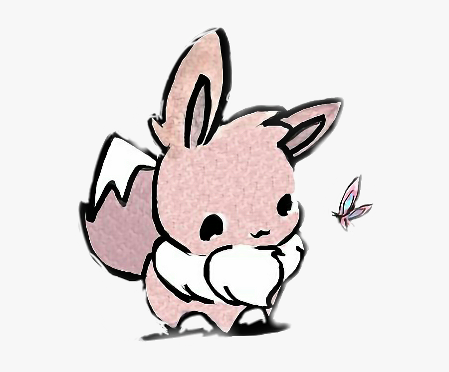 #eevee #eeveekawaii #eeveelutions #eevees #eeveee #eeveelotions - Cute Kawaii Eevee, Transparent Clipart