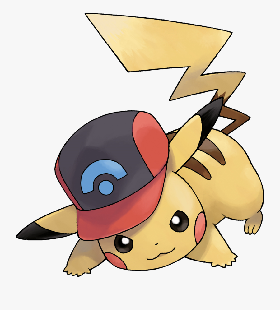 Transparent Encyclopedia Clipart - Ash Hat Pikachu Sinnoh, Transparent Clipart