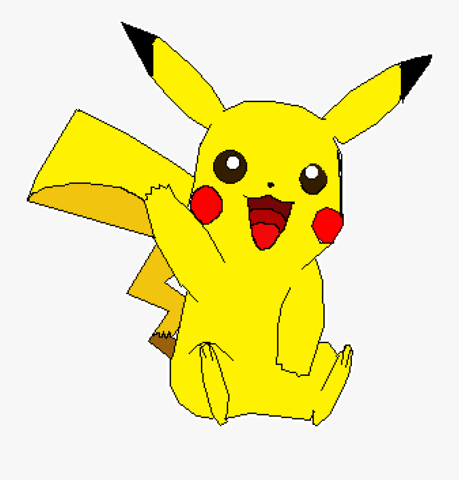 Pixilart - Pokemon Pikachu, Transparent Clipart