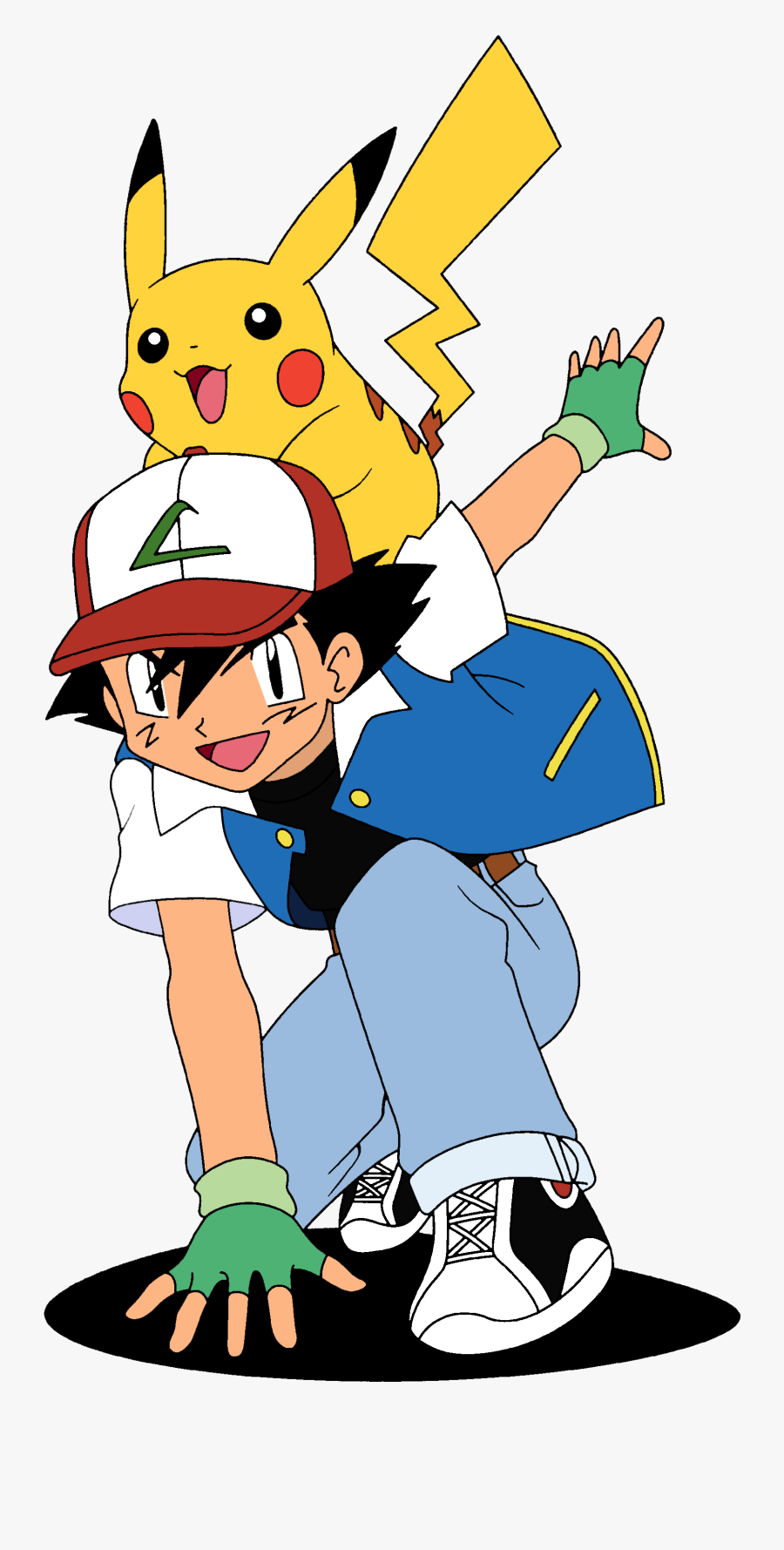 Pikachu Clipart Ash - Pokemon Ash Y Pikachu, Transparent Clipart