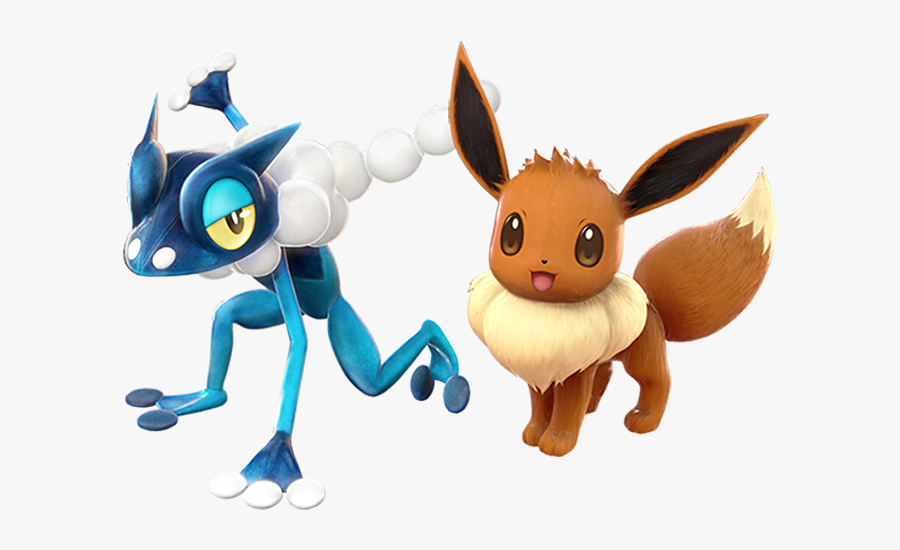 Eevee Papercraft - Pokken Tournament Frogadier, Transparent Clipart