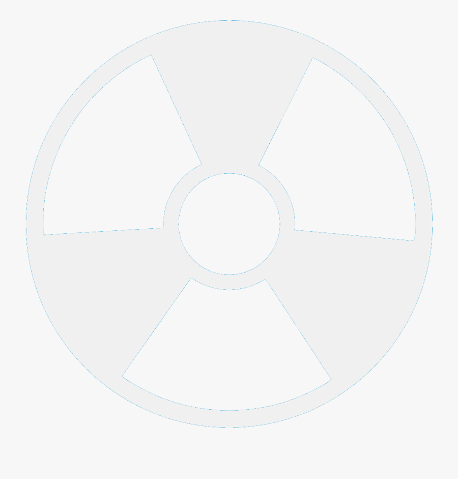 Radiation Sign, Transparent Clipart
