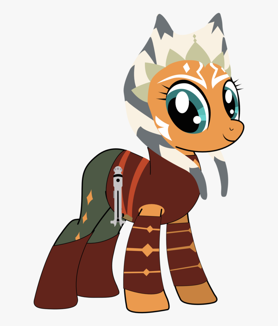 Clone Wars At Getdrawings - Ahsoka Pony Star Wars Mlp, Transparent Clipart