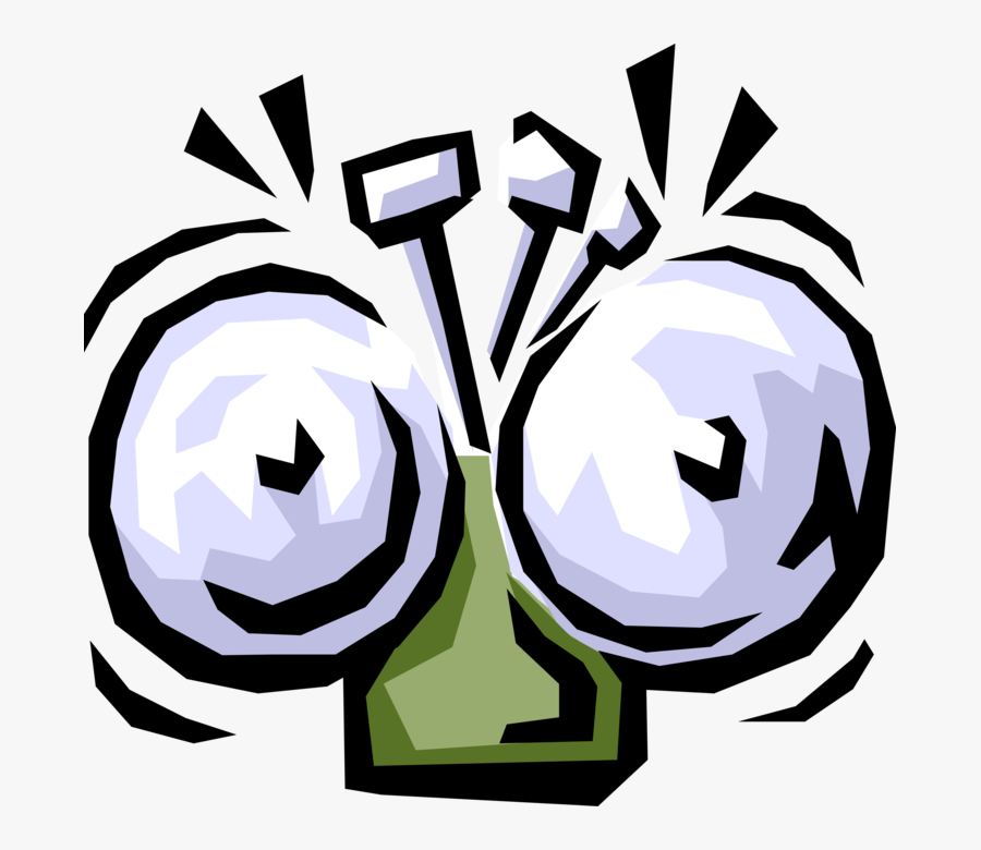 Vector Illustration Of Alarm Bell Ringing - Alarm, Transparent Clipart