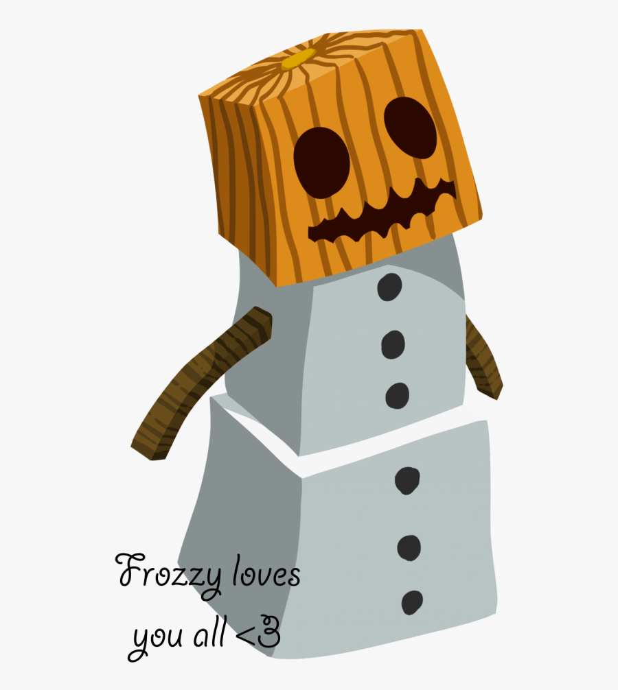 Cute Minecraft Snow Golem, Transparent Clipart