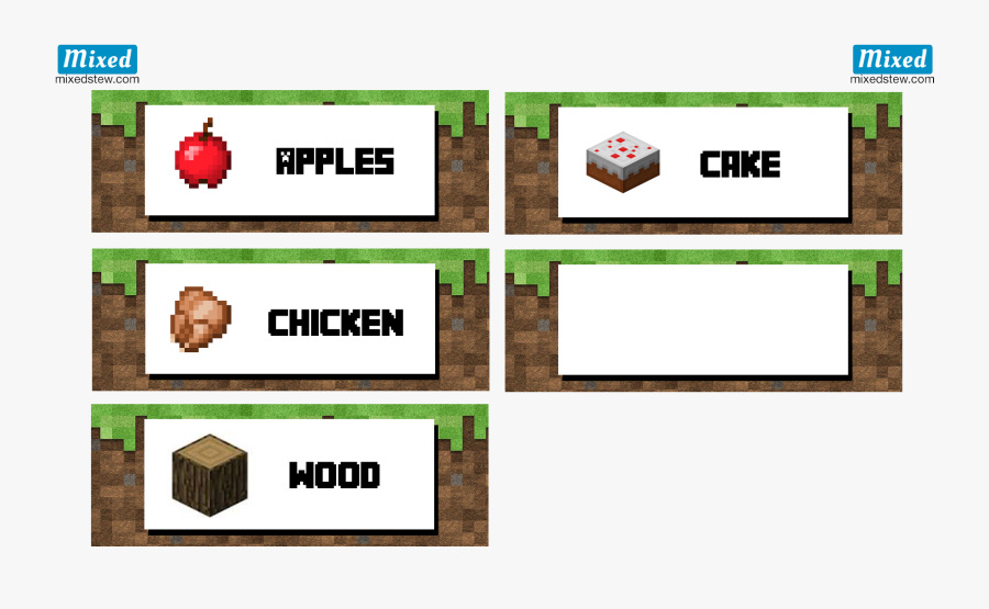 Minecraft Cooked Chicken Label, Transparent Clipart