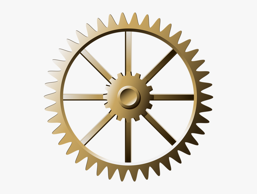 Transparent Colorful Gears Clipart - Steampunk Gear Png, Transparent Clipart