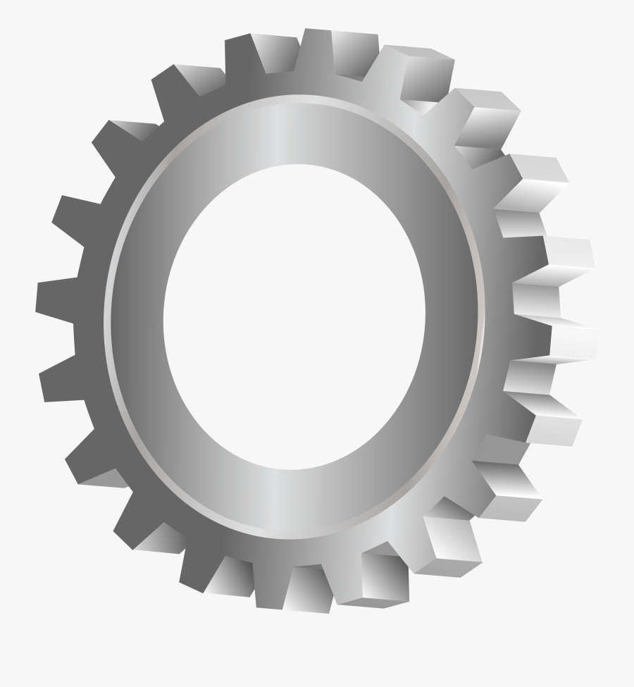 Gears Clipart Sized, Transparent Clipart