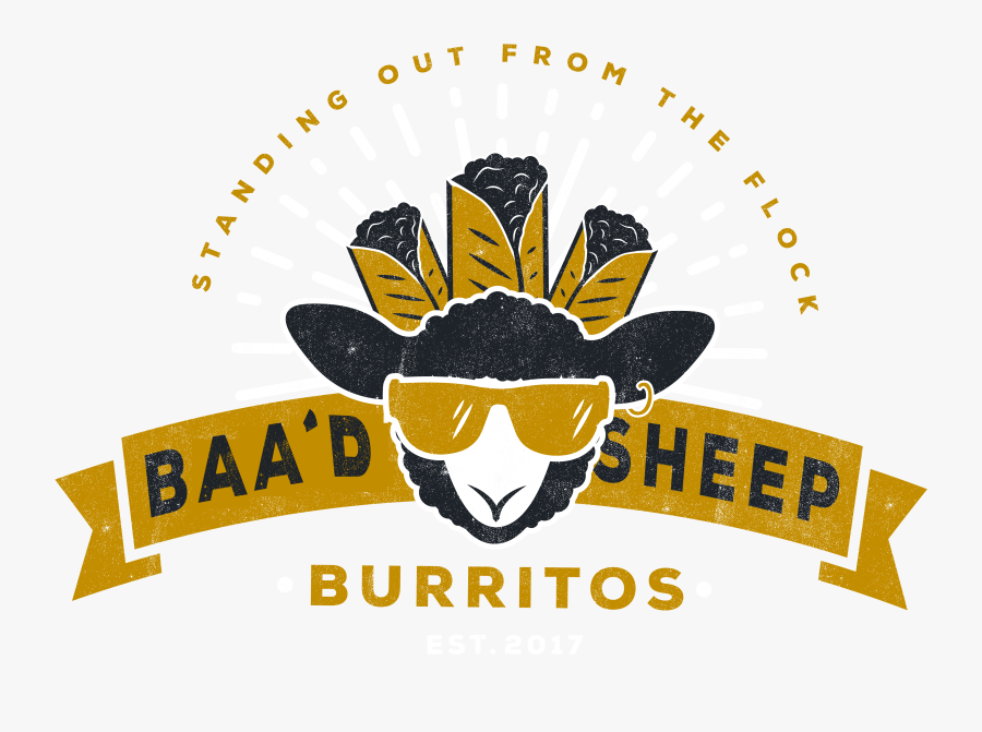 Baa D Sheep Burritos, Transparent Clipart