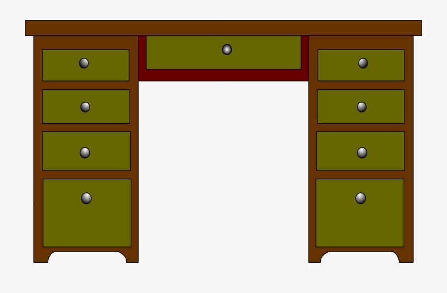 Home Decor Furniture Office - Desk Cartoon, Transparent Clipart