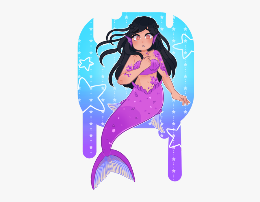 Clip Art Mermaids Tumblr - Aphmau As A Mermaid, Transparent Clipart