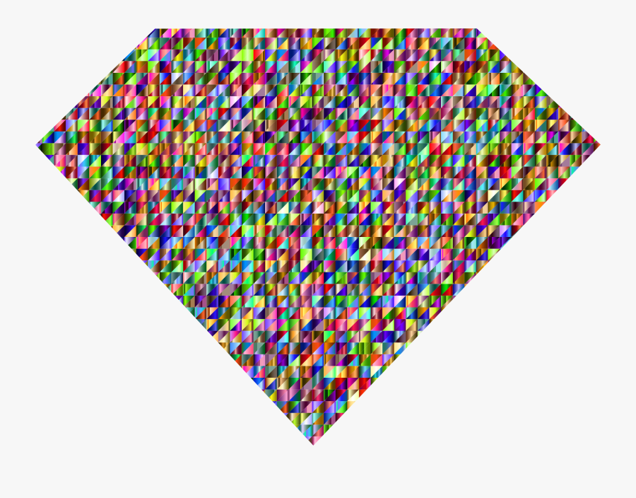 Chromatic Triangular Diamond Clip Arts - Horses Jumping Clipart, Transparent Clipart