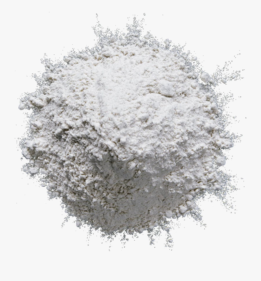 Clip Art Flour Background - White Powder Transparent Background, Transparent Clipart