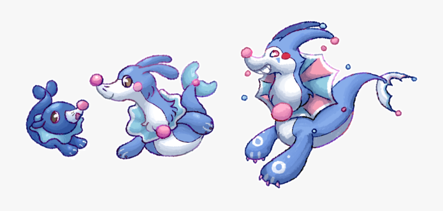Popplio Evolutions By Blobosaur - Popplio Fake Evolution, Transparent Clipart