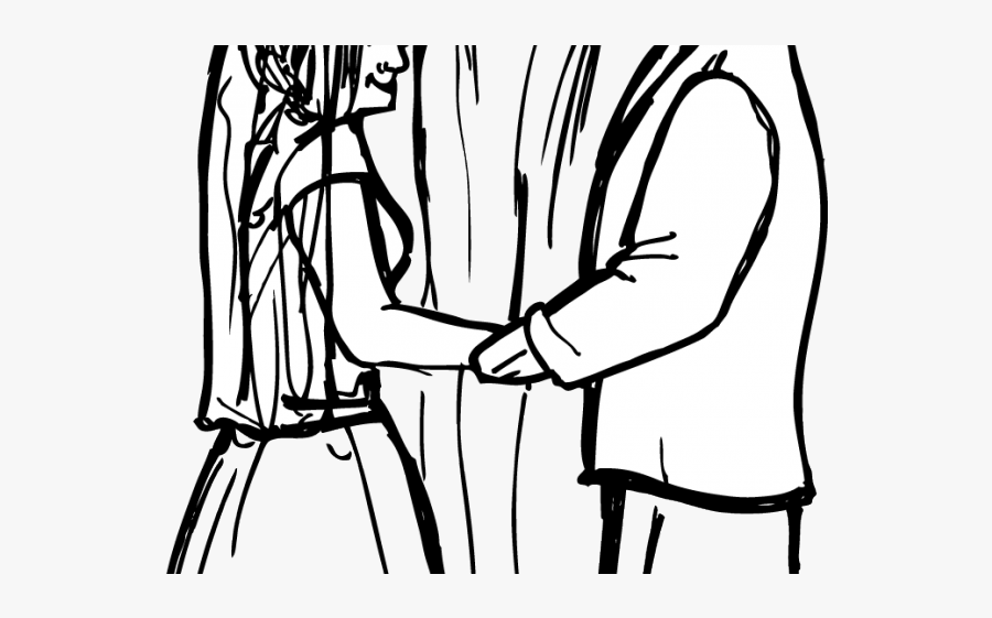 Clipart Wedding Priest - Black And White Marriage Clipart, Transparent Clipart