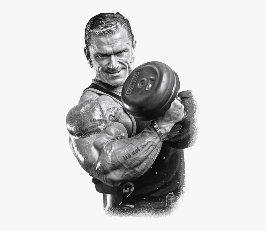 Lee Priest Bodybuilding Black And White Muscular Development - Lee Priest Black And White, Transparent Clipart