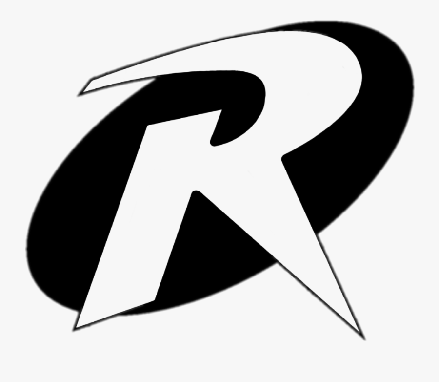 #robinlogo #robin #logo #bw #dccomics #alienized #stickerart - Transparent Robin Logo, Transparent Clipart
