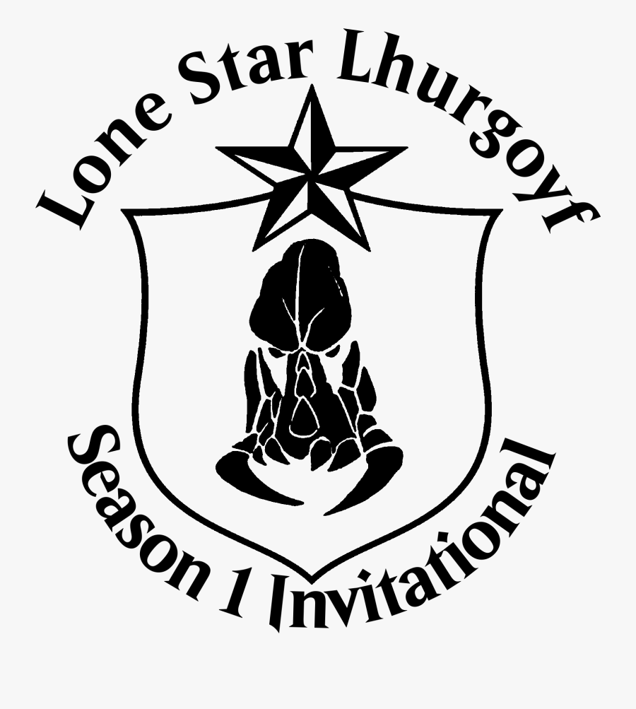 Announcement Lone Star Lhurgoyfs - Emblem, Transparent Clipart