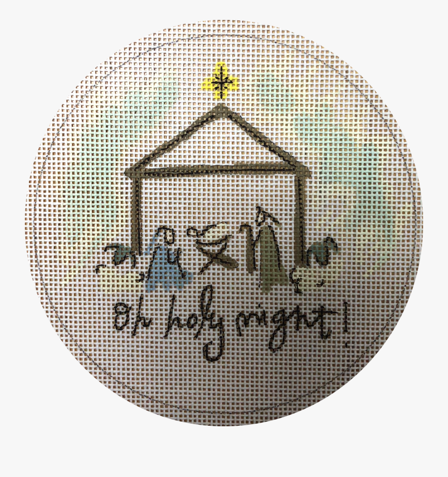 Transparent Oh Holy Night Clipart - Cross-stitch, Transparent Clipart