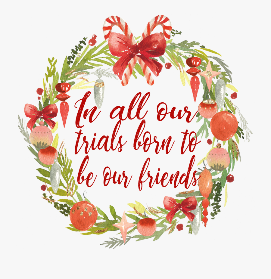 In Our Trials, Transparent Clipart