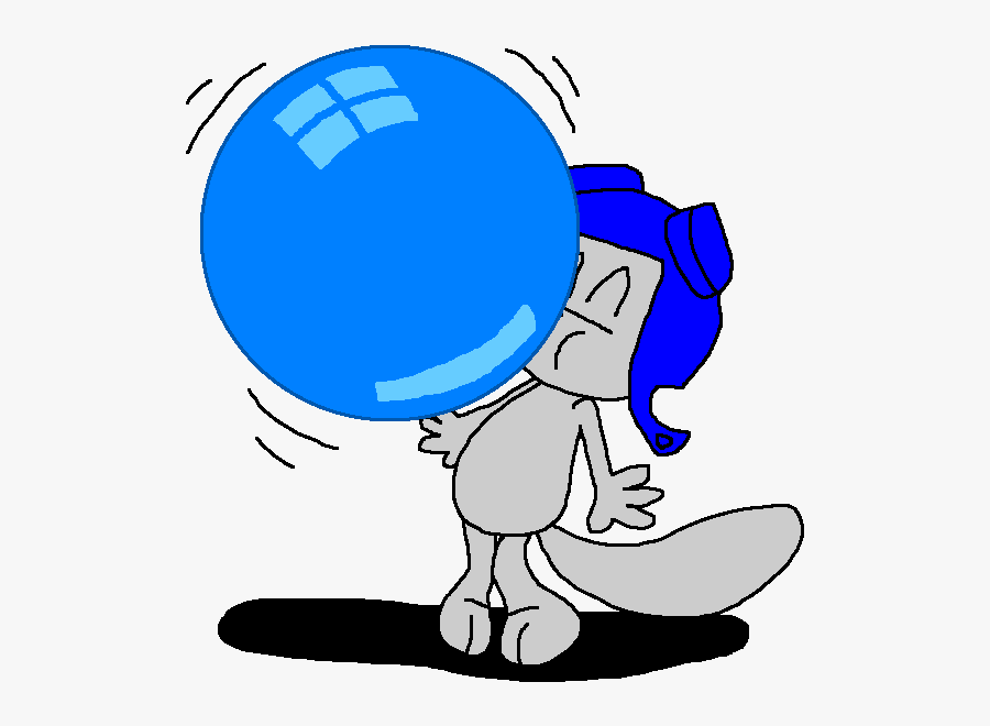 Rocky"s Super Blue Bubble Gum By Pokegirlrules, Transparent Clipart