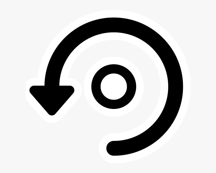 Symbol,circle,line - Restore Icon Png, Transparent Clipart