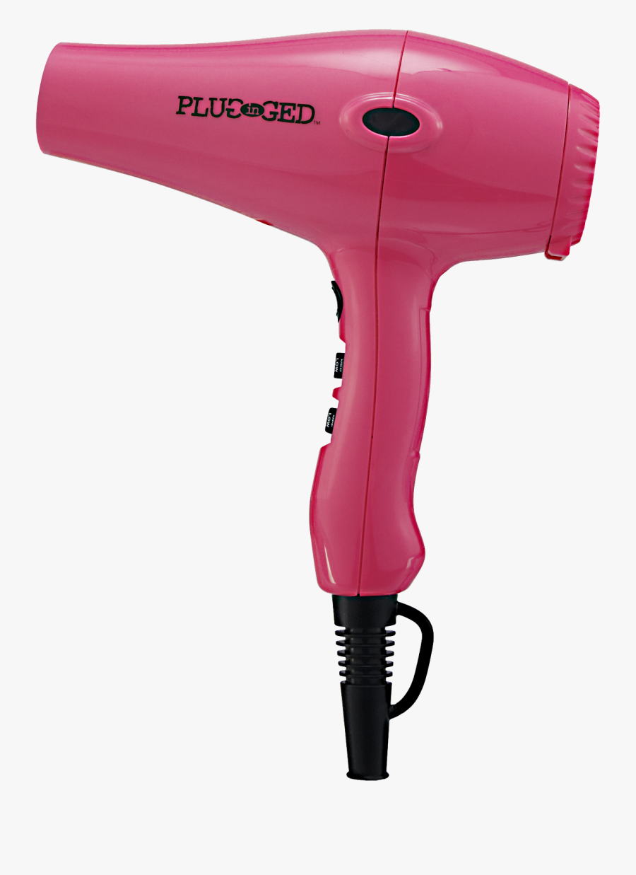 Hairdryer Download Transparent Png Image - Plugged Hair Dryer, Transparent Clipart
