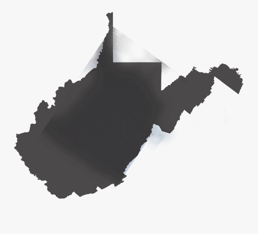West Virginia Map - West Virginia Three Major Cities, Transparent Clipart