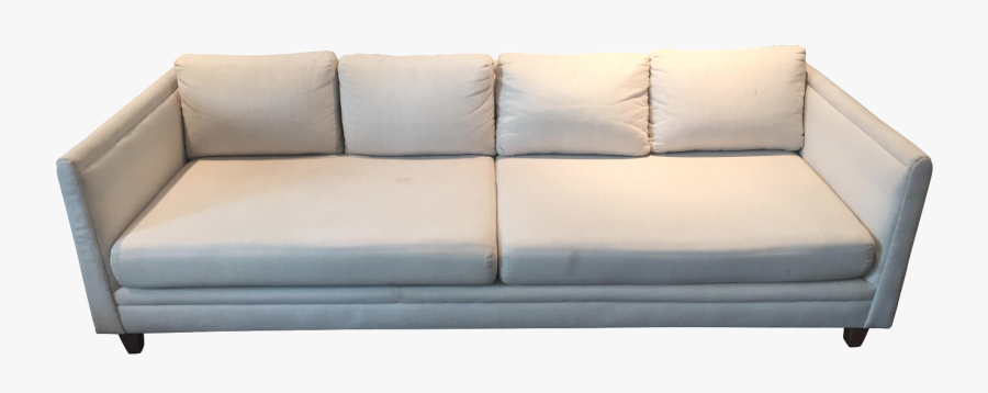 Transparent Modern Sofa Png - White Couch Transparent Logo, Transparent Clipart