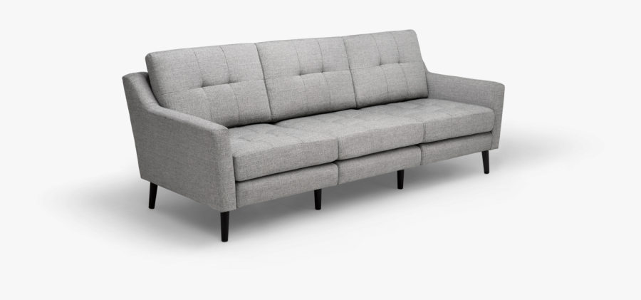 Clip Art Sofa In Crushed Gravel - Couch, Transparent Clipart