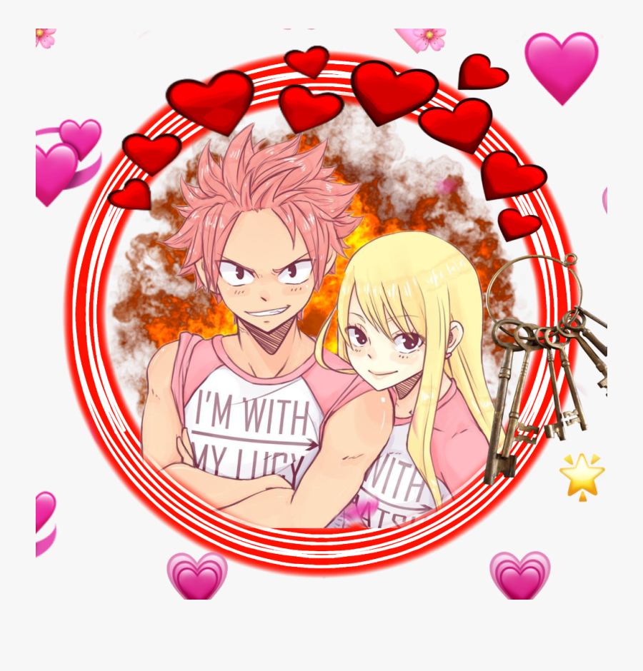 Natsu X Lucy - Fairytail Nalu, Transparent Clipart