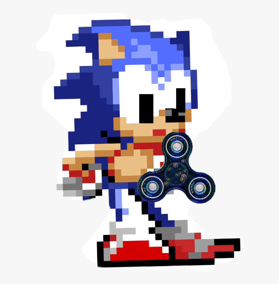 8 Bit Sonic Png Clipart , Png Download - Sonic The Hedgehog Pixel Art, Transparent Clipart